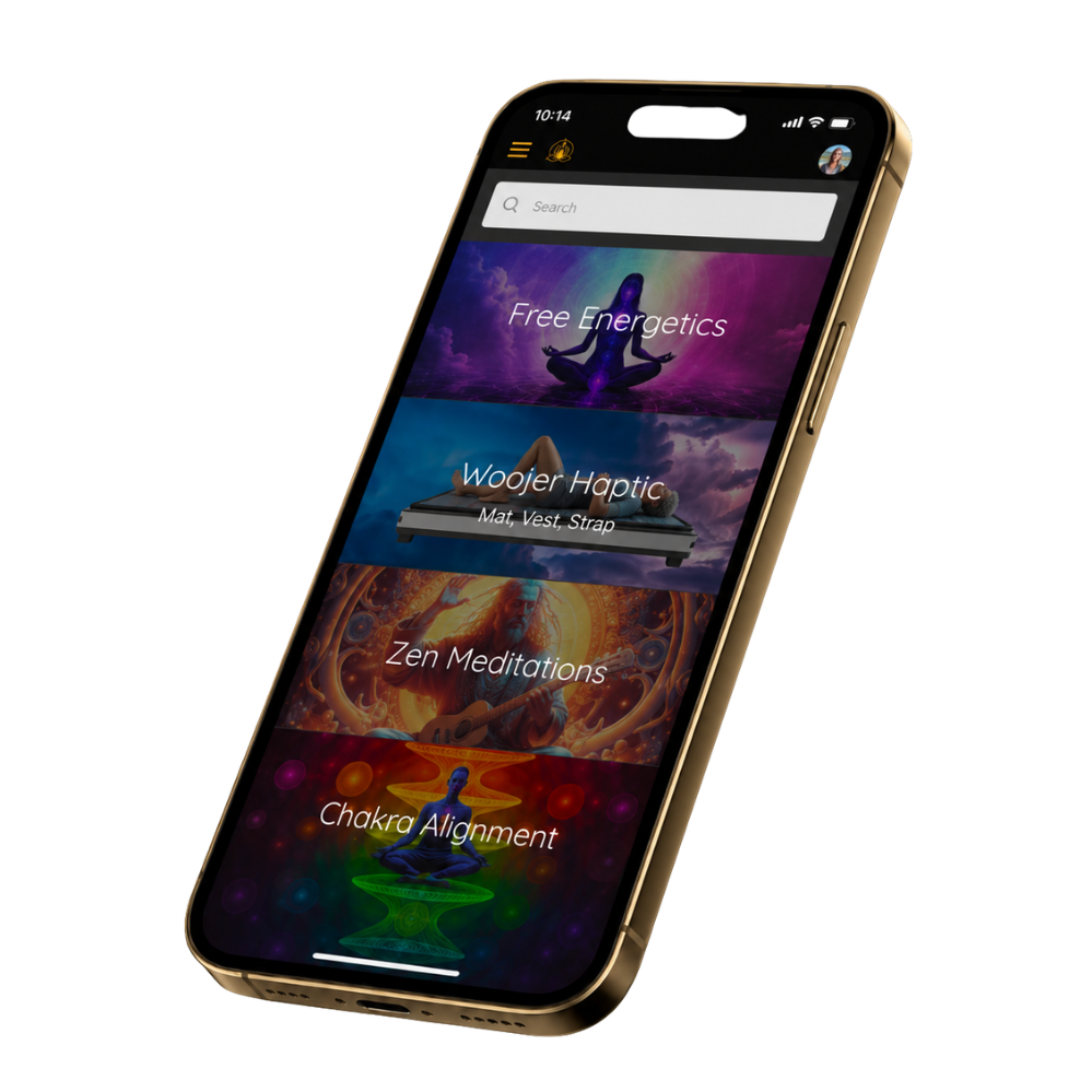 Frequency Healing app on iPhone